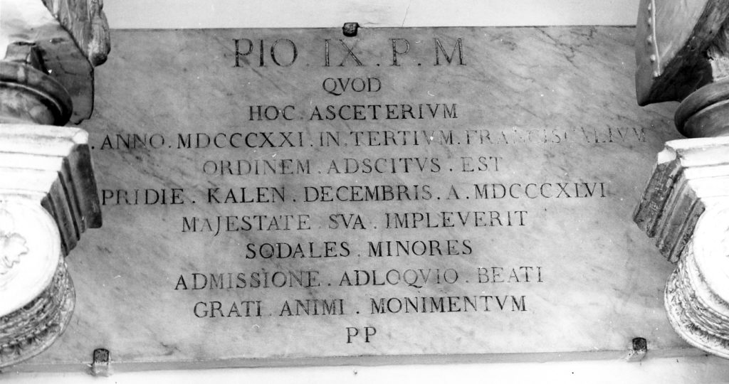 lapide - ambito romano (sec. XIX)